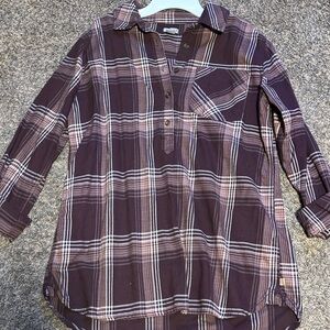 Carhartt Brown Plaid Shirt